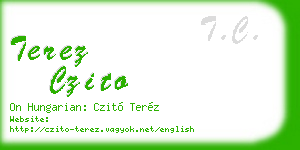 terez czito business card